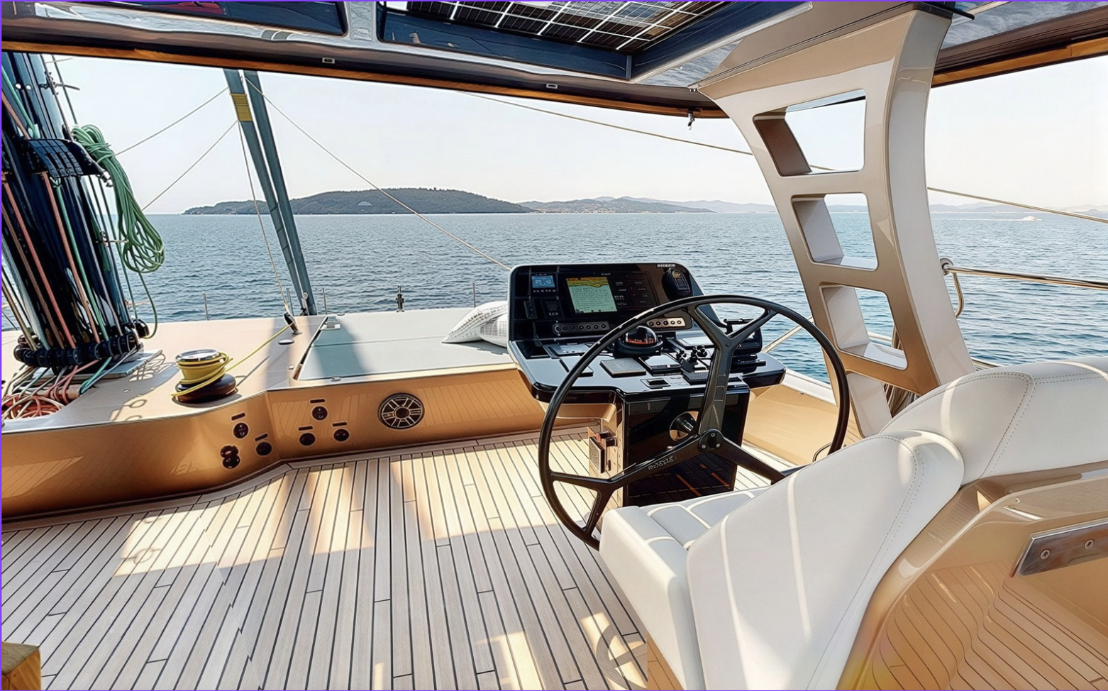 CATALLAXY helm station with navigation