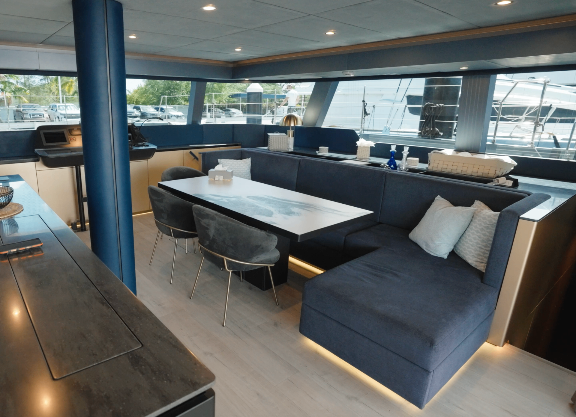 CATALLAXY interior salon dining and lounge